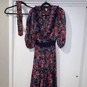 Vintage 80s Diane freis dress